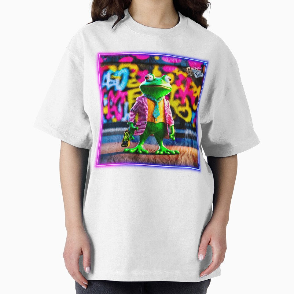 Graffiti style frog by Drone-tees