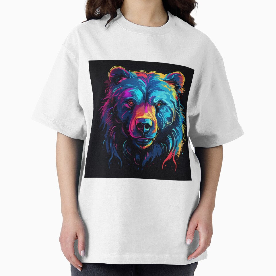 Bear Pop Neon Art 1 by AstroRisq