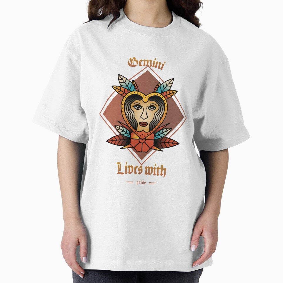 Gemini Lives with pride -  graphic design -  birthday gifts by jerrylaza