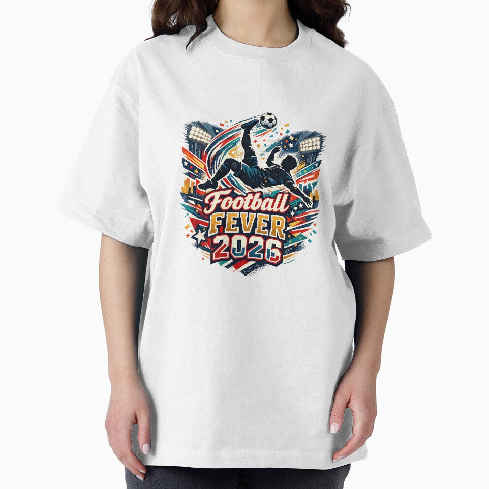 Retro Football Fever 2026 | Vintage Soccer Fan Streetwear T-Shirt by amol9999