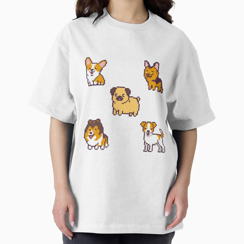 Pixel Art Dog Sticker Set by uxcomshop
