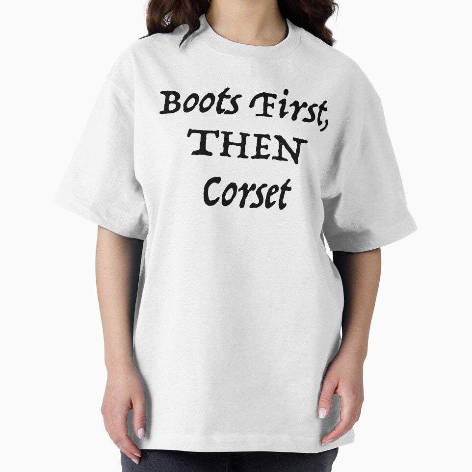 Boots First, Then Corset by Cat Lady Designs
