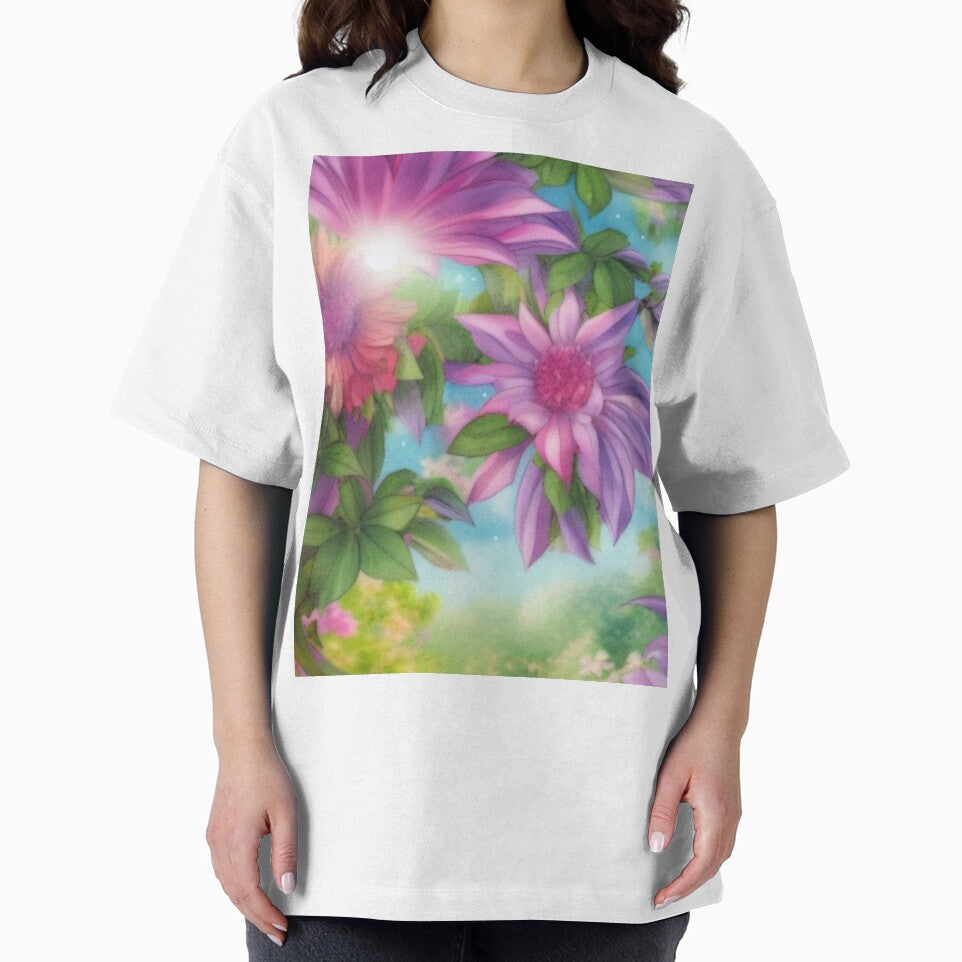 Soft Floral Starry Sky Watercolor No 7 by StephanieBrock