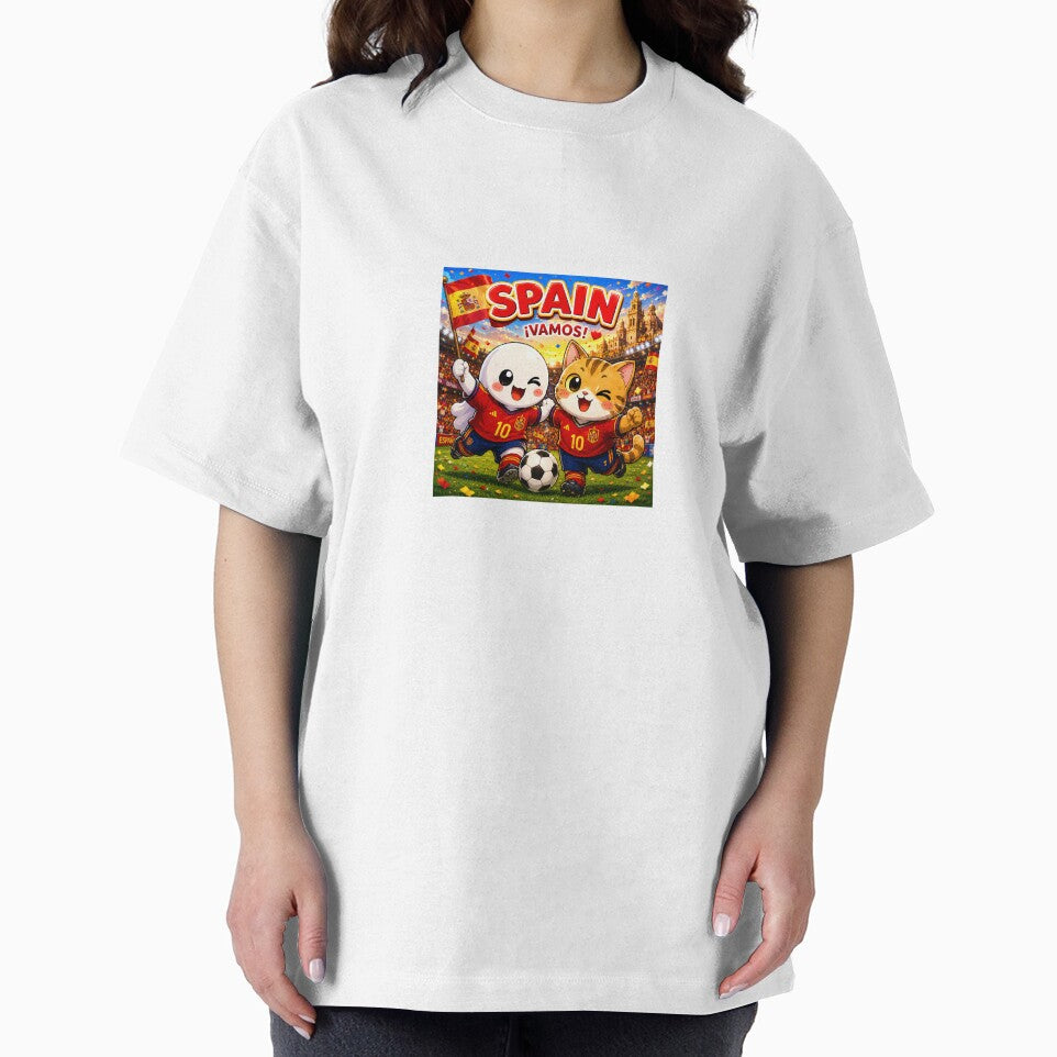 Cute Spain Football Friends by QuirkNest Studio