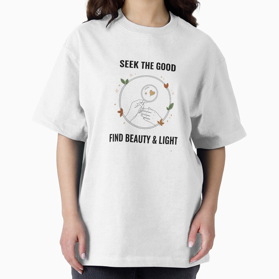 Seek the Good Minimalist Tee | Positive Focus & Optimism Wear by MINIMA.LIGN