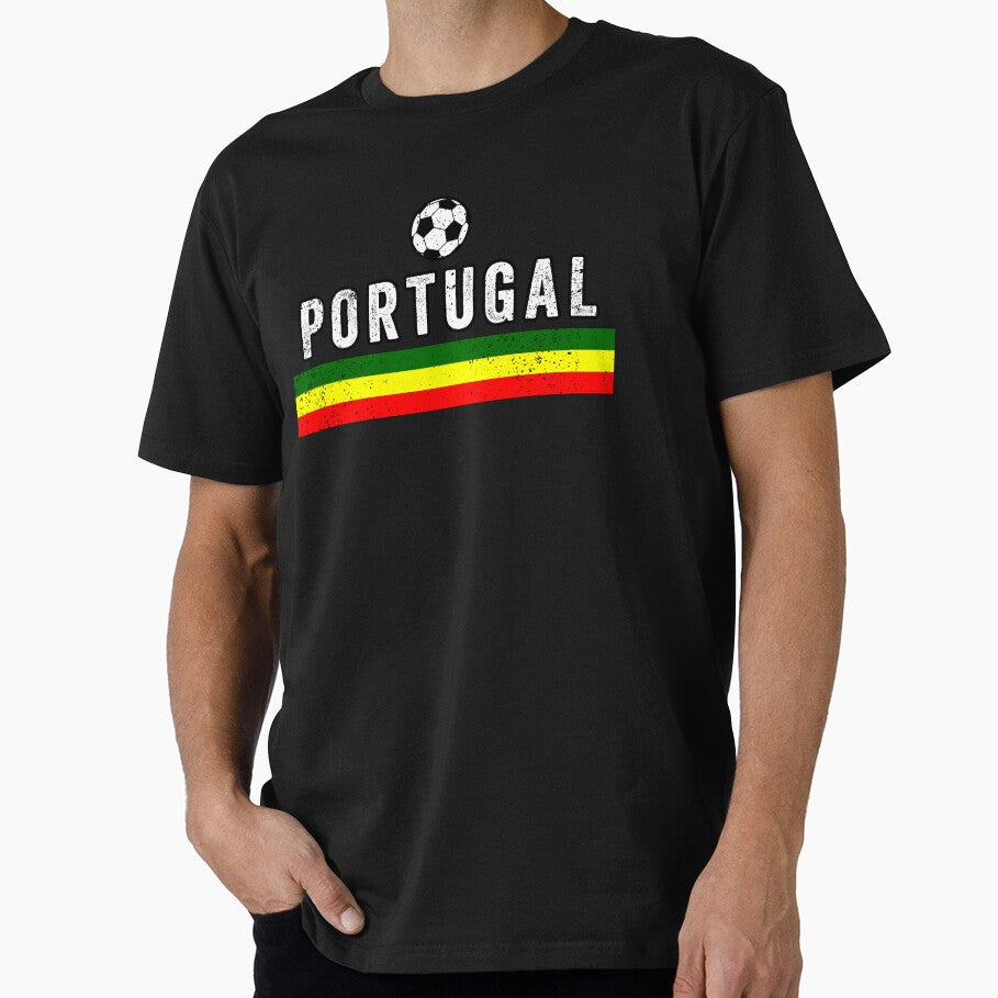 SOCCER TEAMS FLAG LINES - PORTUGAL - Fans and Teams for Men and Women T-shirt by wallsandpatts