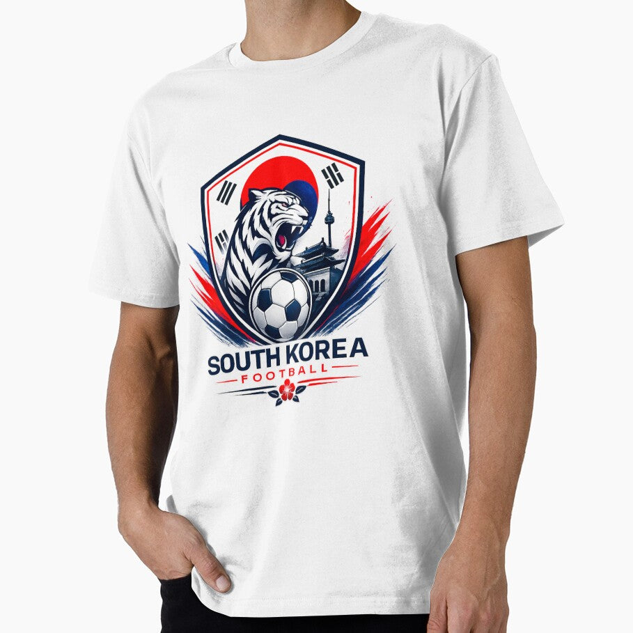 South Korea Football Ultra Modern Minimal Soccer Design by TKOprintdesigns