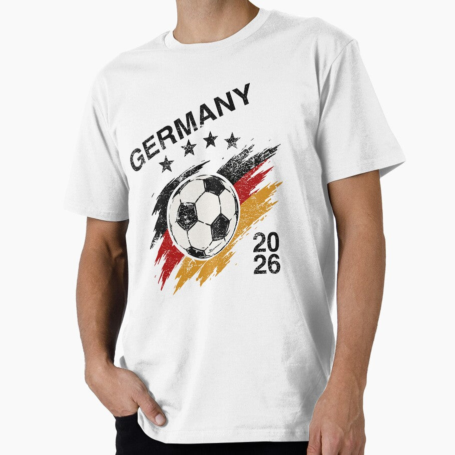 Germany Football Fan Shirt 2026 German Flag Football Supporter Tee World Soccer Tournament Fan Gift by LessIsLoud