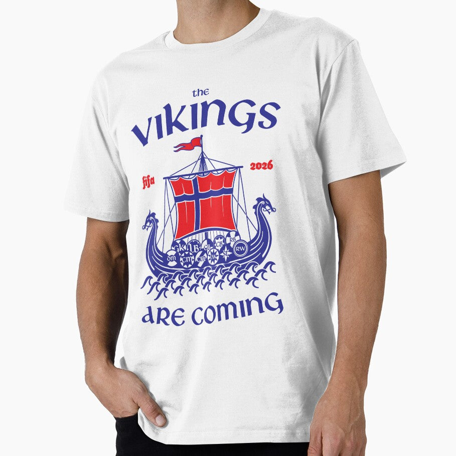 The Vikings Are Coming. Norway Football World Cup 2026 Fan Art by BorysMano