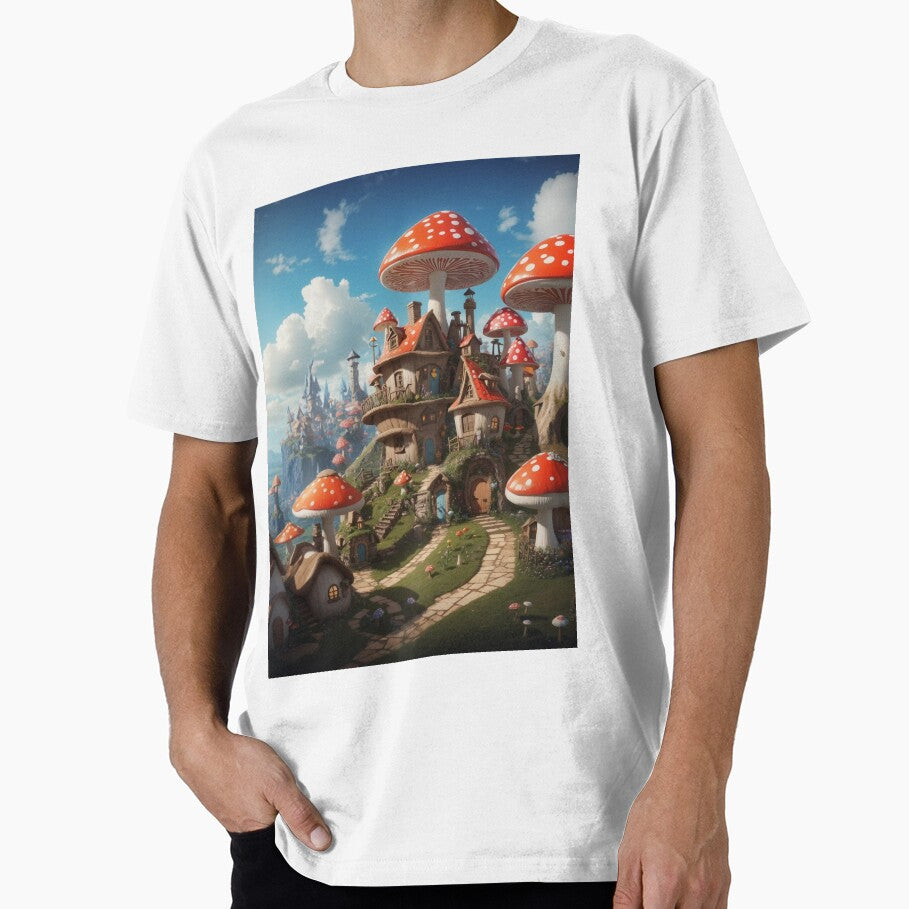 Whimsical Mushroom Village B by Vitalka-uk