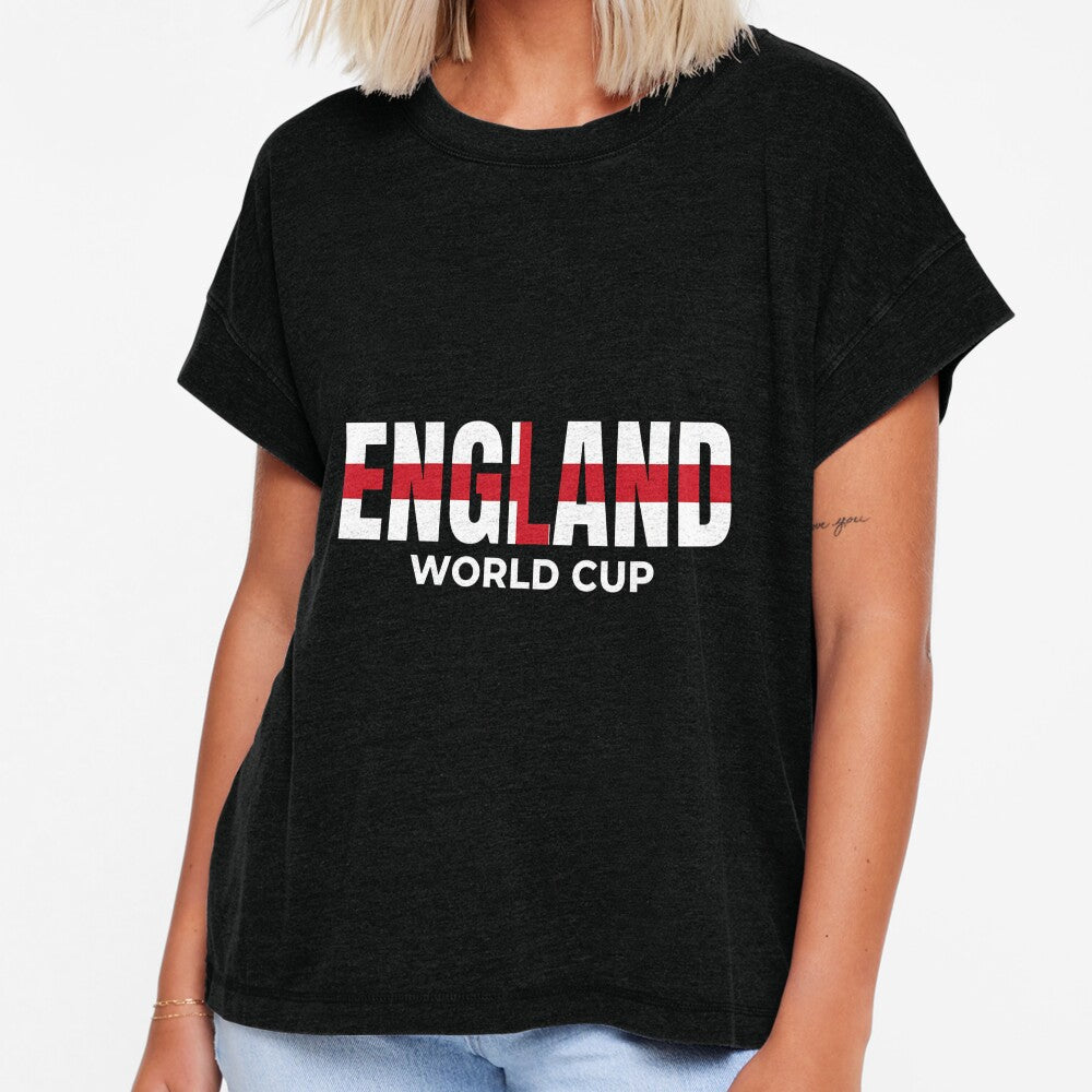 ENGLAND FOOTBALL FANS WORLD CUP 2026 T-SHIRT WITH ST GEORGE'S FLAG Classic T-Shirt by KTY-NUSS