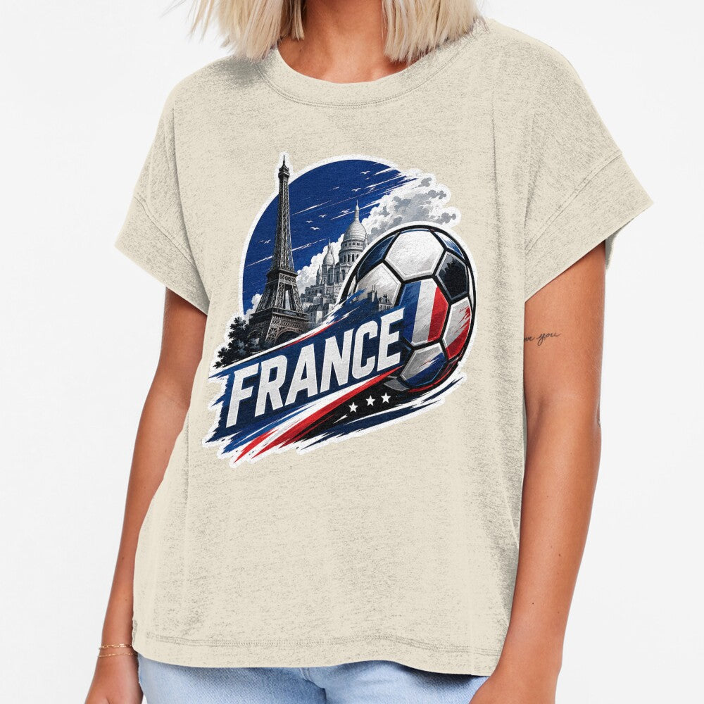 France Football Sticker for Fans Who Love Iconic Football Culture | Minimal Soccer Design by shlepyart