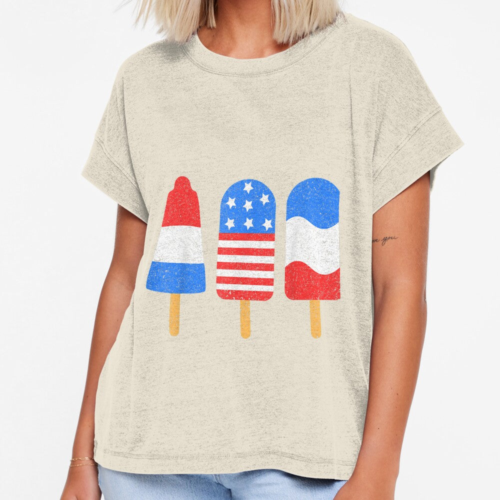 4th Of July Ice Pops Red White Blue American Flag by Cagey-artstore