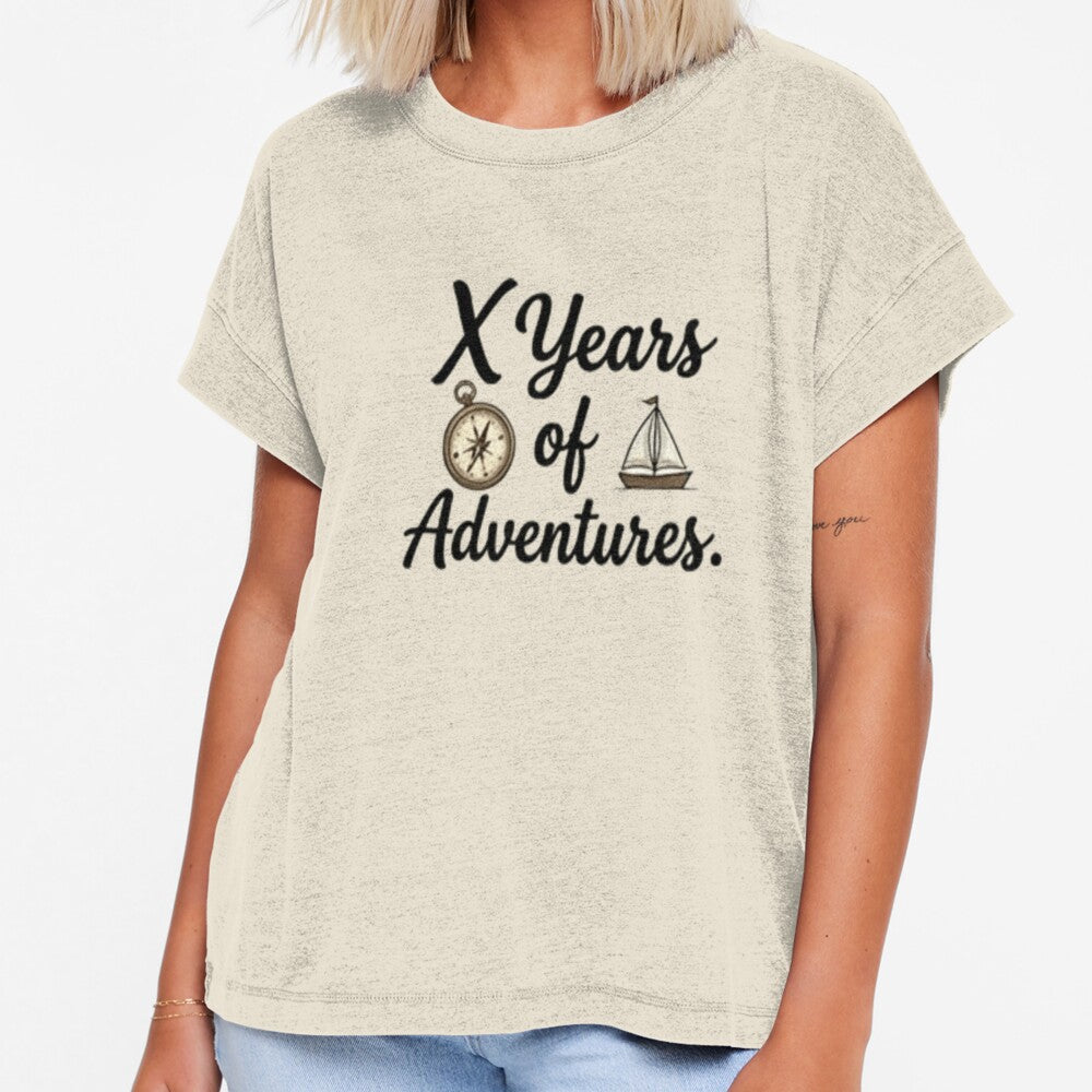 X Years of Adventures – Vintage Anniversary Design by ShoopingAn