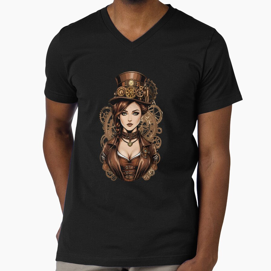 Steampunk Woman Vintage Retro Style by MusesWhispers