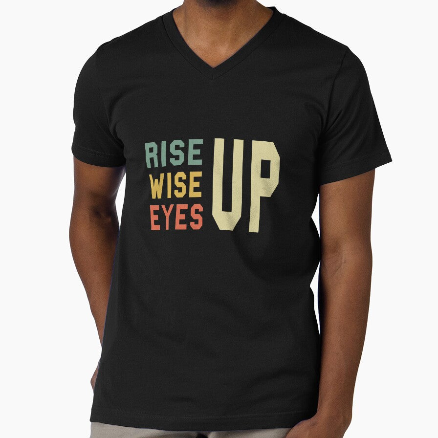 Rise Up Wise Up Eyes Up Motivational Gift by FreedomTree