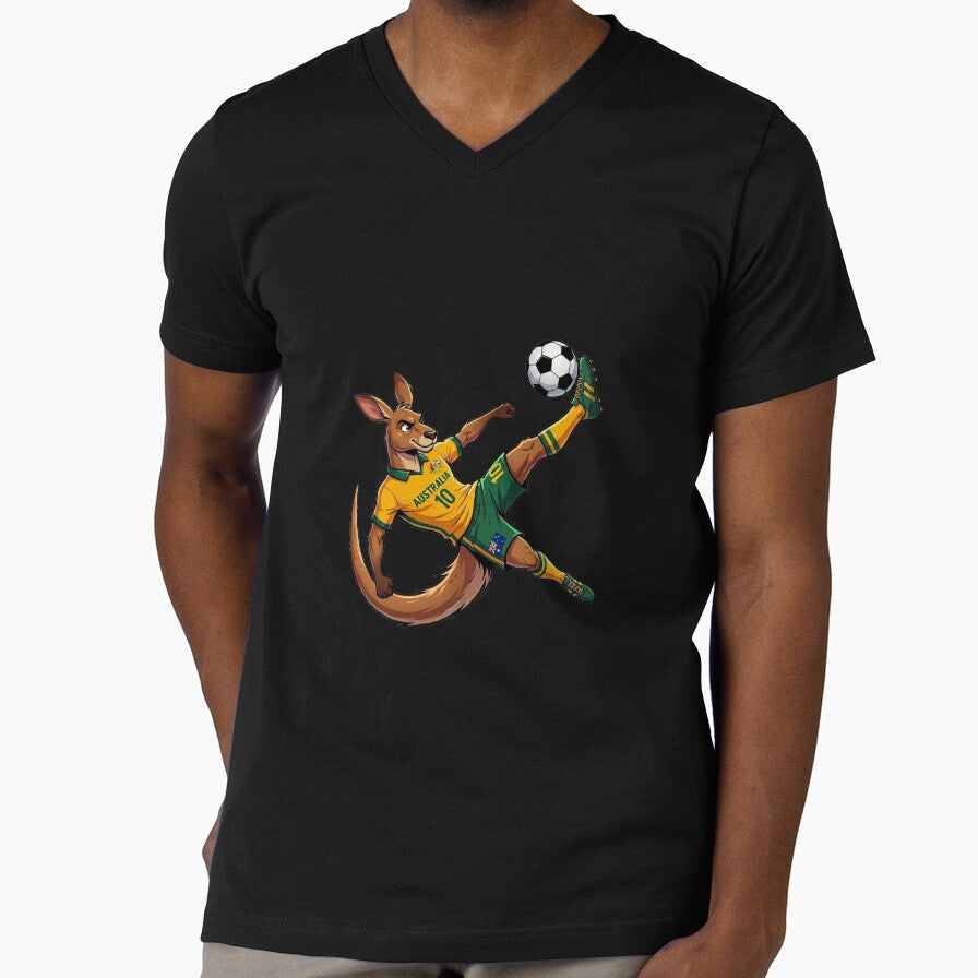 Australia Kangaroo — Football World Cup 2026 Cartoon Mascot by David Mateo ArtWorks