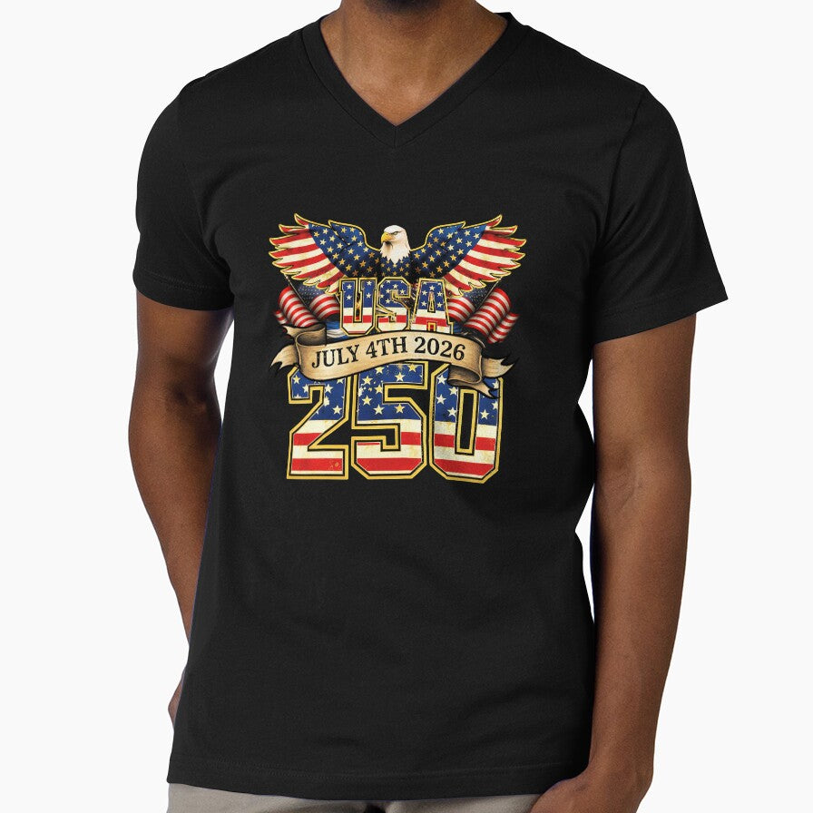 250 Years American 1776 2026 250th 4th July Independence Day by gear-posters