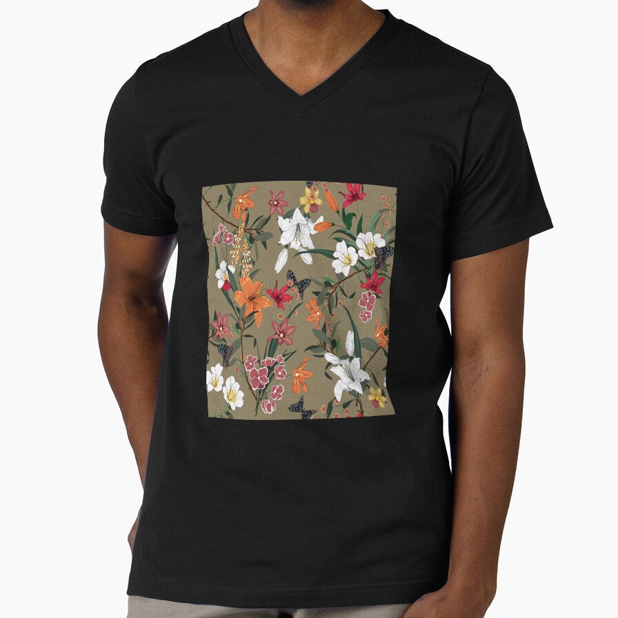 fitted flowers pattern by virilamissa