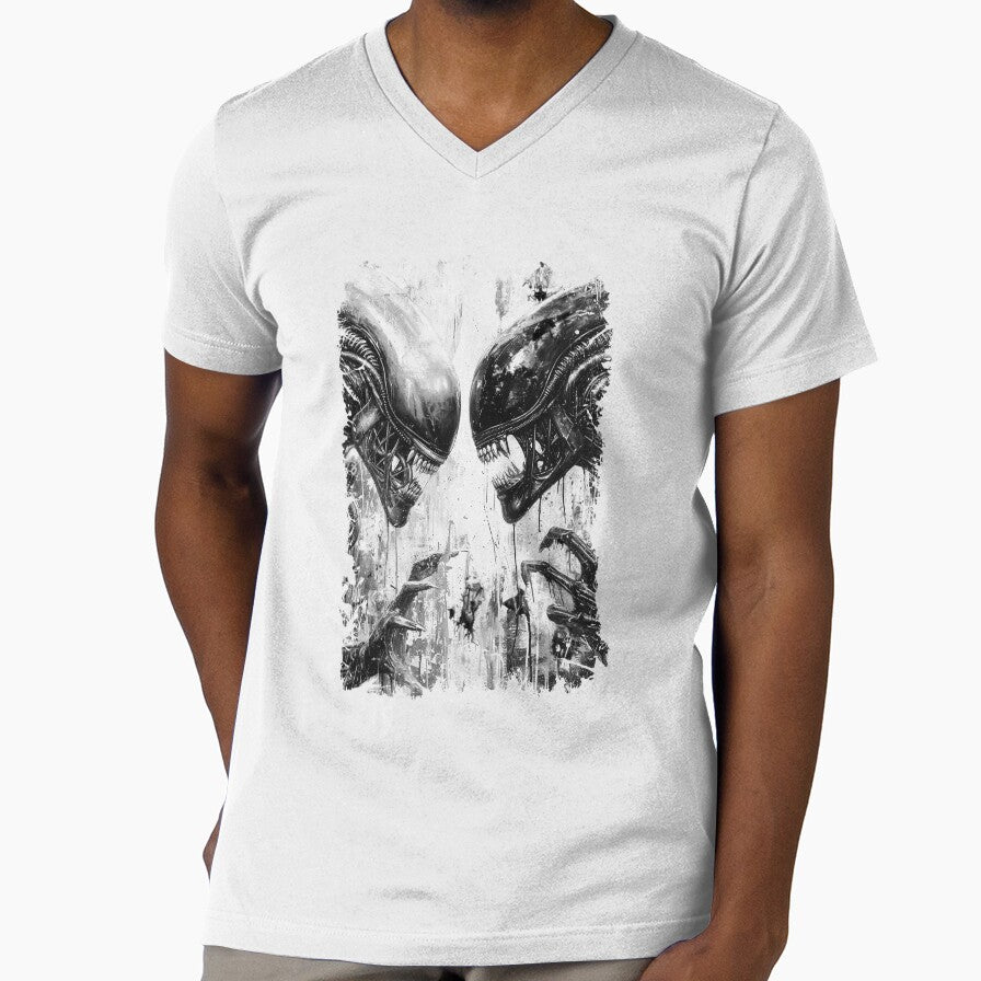 Xenomorph stand off for battle, Alien, aliens by keytee
