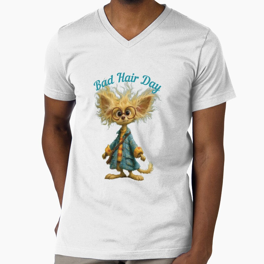 Funny Bad Hair Day – Cute Fluffy Chihuahua by AnGelEye's Art
