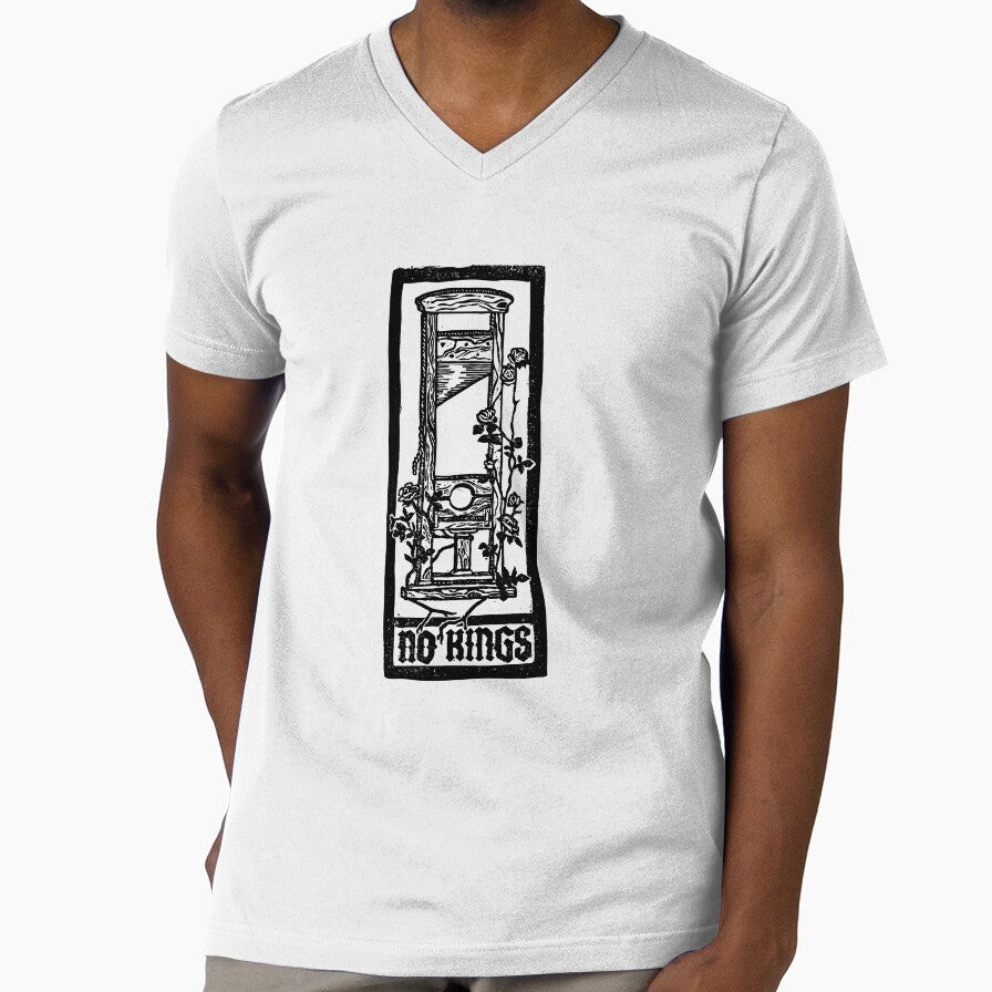 No Kings Block Print by papercurlsdesign