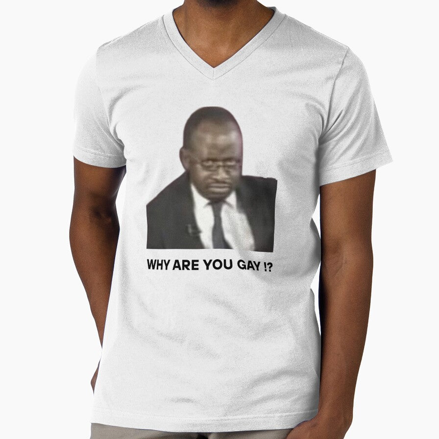 Serious Stare Meme - Why are you gay? by MOTAS FASHION