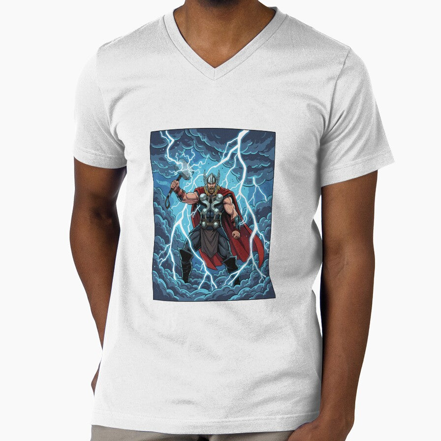 Thor God of Thunder Lightning Storm Norse Mythology by Kindly Dead