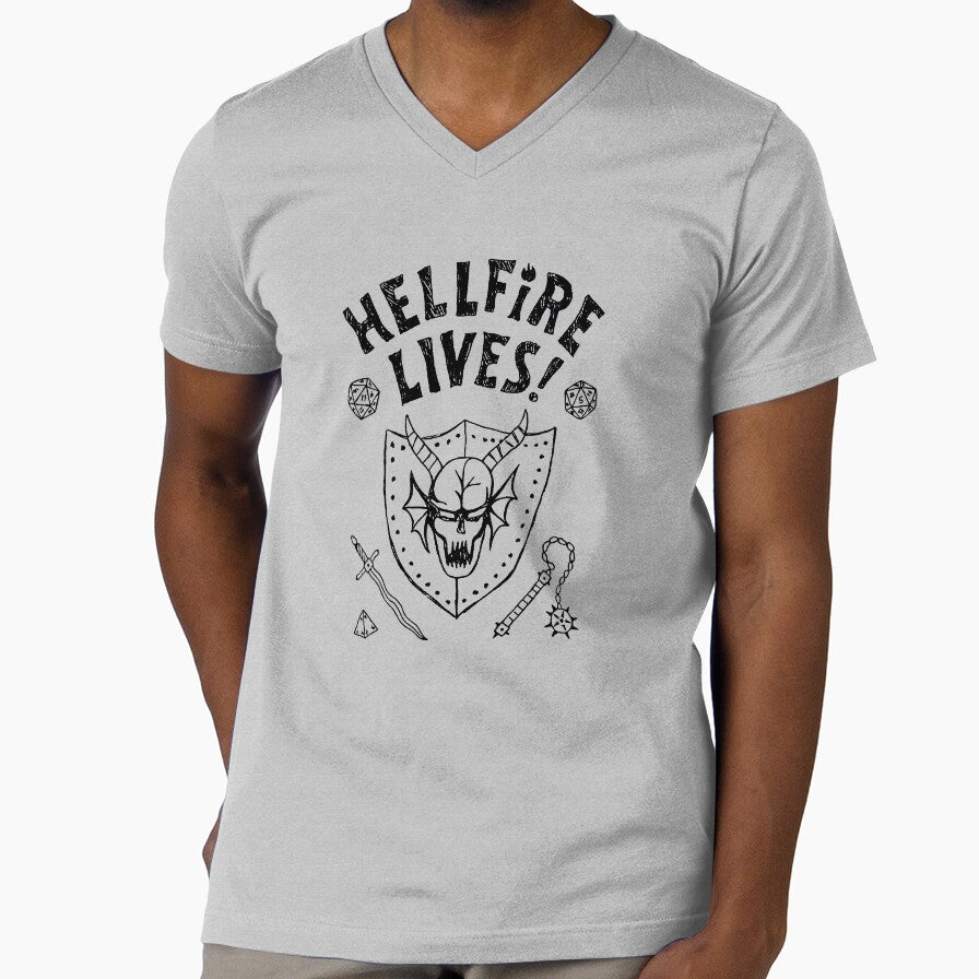 Hellfire Lives! - Dustin Shirt by PotatoGear