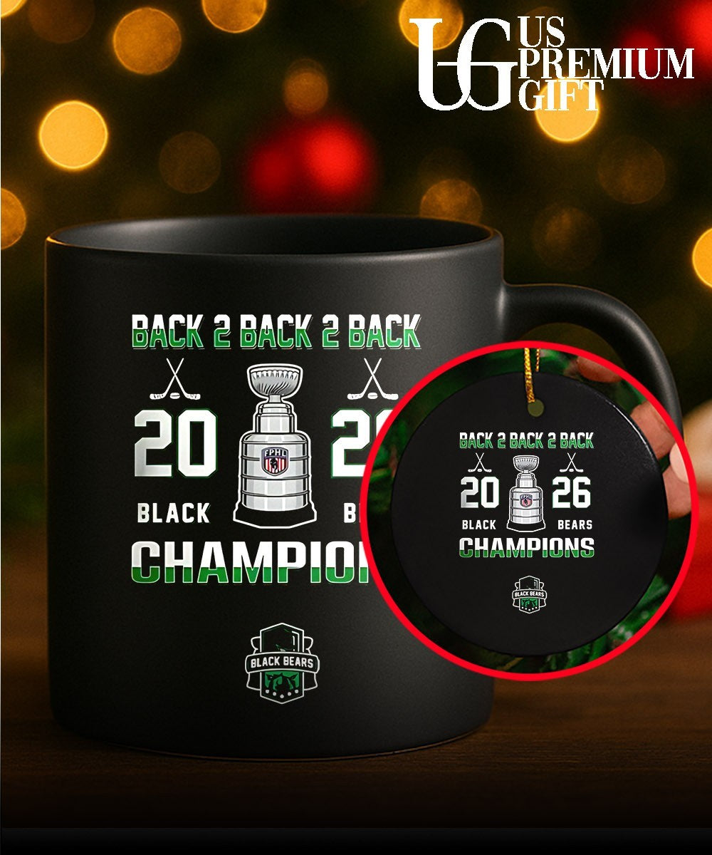Back to back to back Binghamton Black Bears Federal Prospects Hockey League Champions 2026 shirt