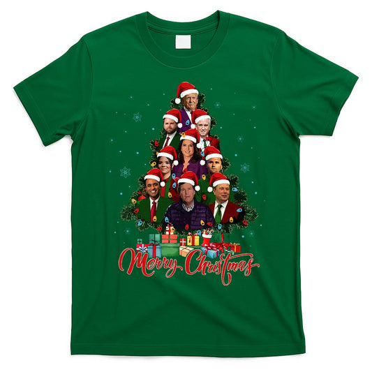 Trump Christmas Tree Dream Team Daddys Home 45 47 T-Shirt