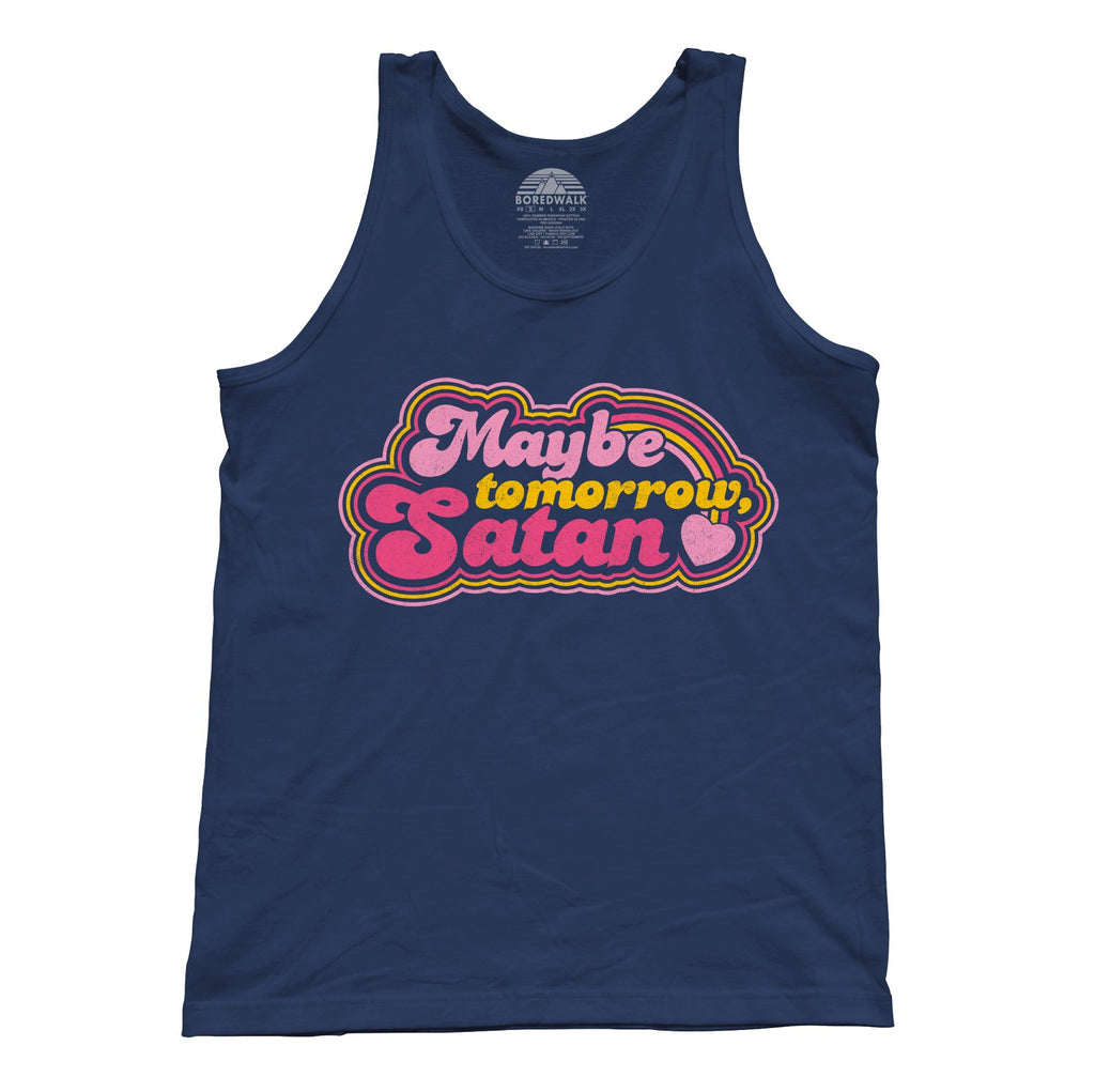 Unisex Maybe Tomorrow Satan Tank Top