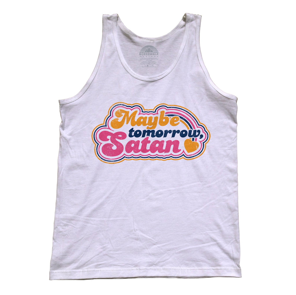 Unisex Maybe Tomorrow Satan Tank Top