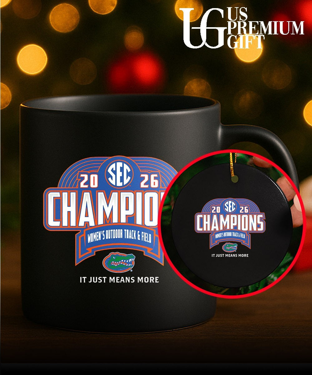Florida Gators 2026 SEC Women’s Outdoor Track & Field Champions logo T-shirt