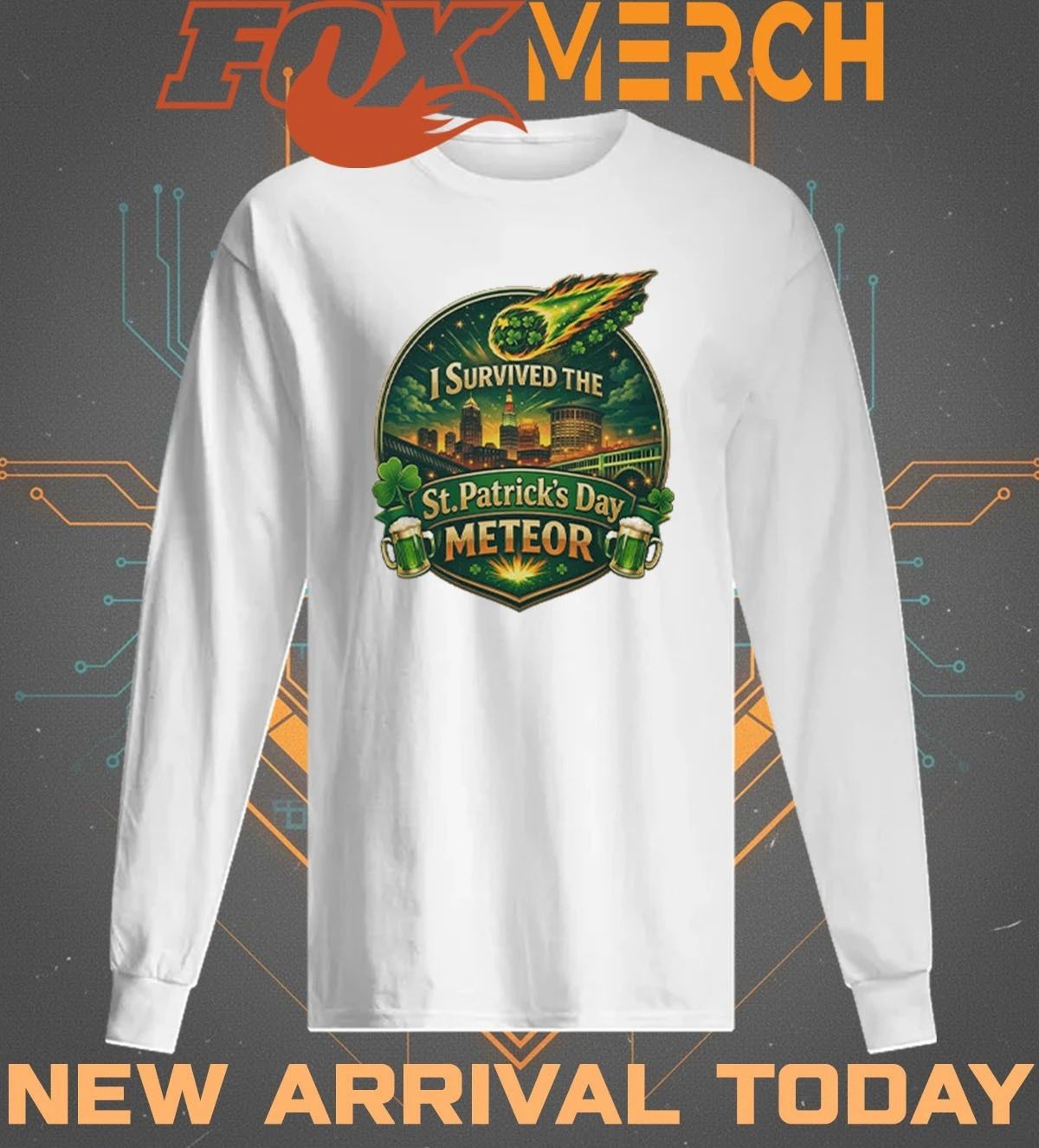 I Survived The St. Patrick’s Day Meteor 2026 t-shirt