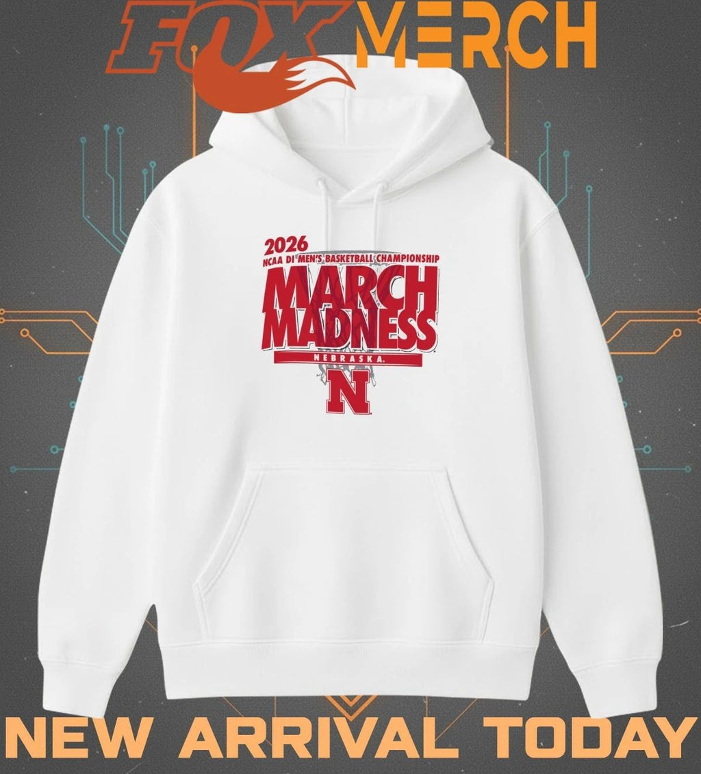Nebraska Cornhuskers 2026 NCAA DI Men’s Basketball Championship March Madness shirt