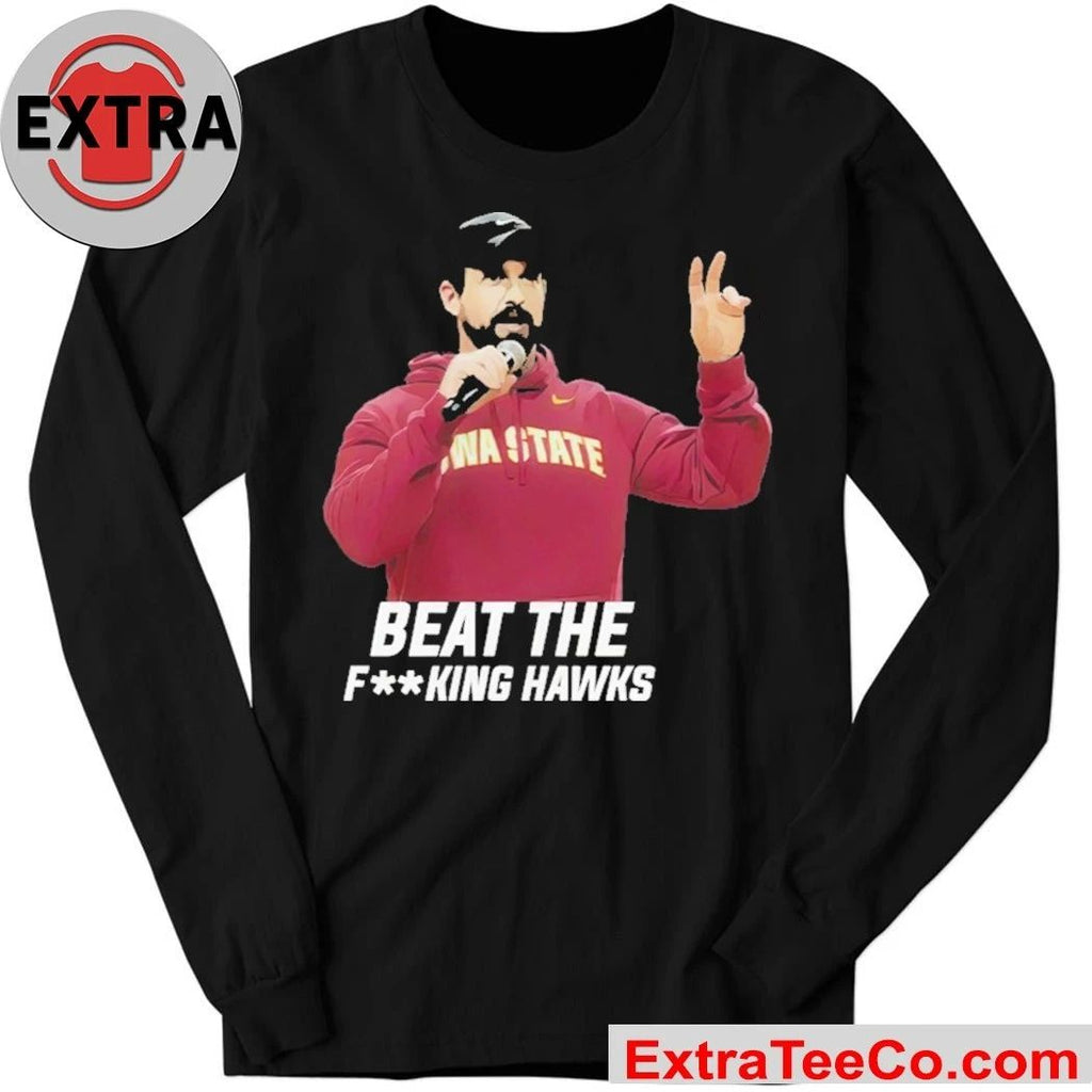 Matt Van Winkle Beat The Fking Hawks Iowa State Cyclones head football coach Jimmy Rogers Shirt