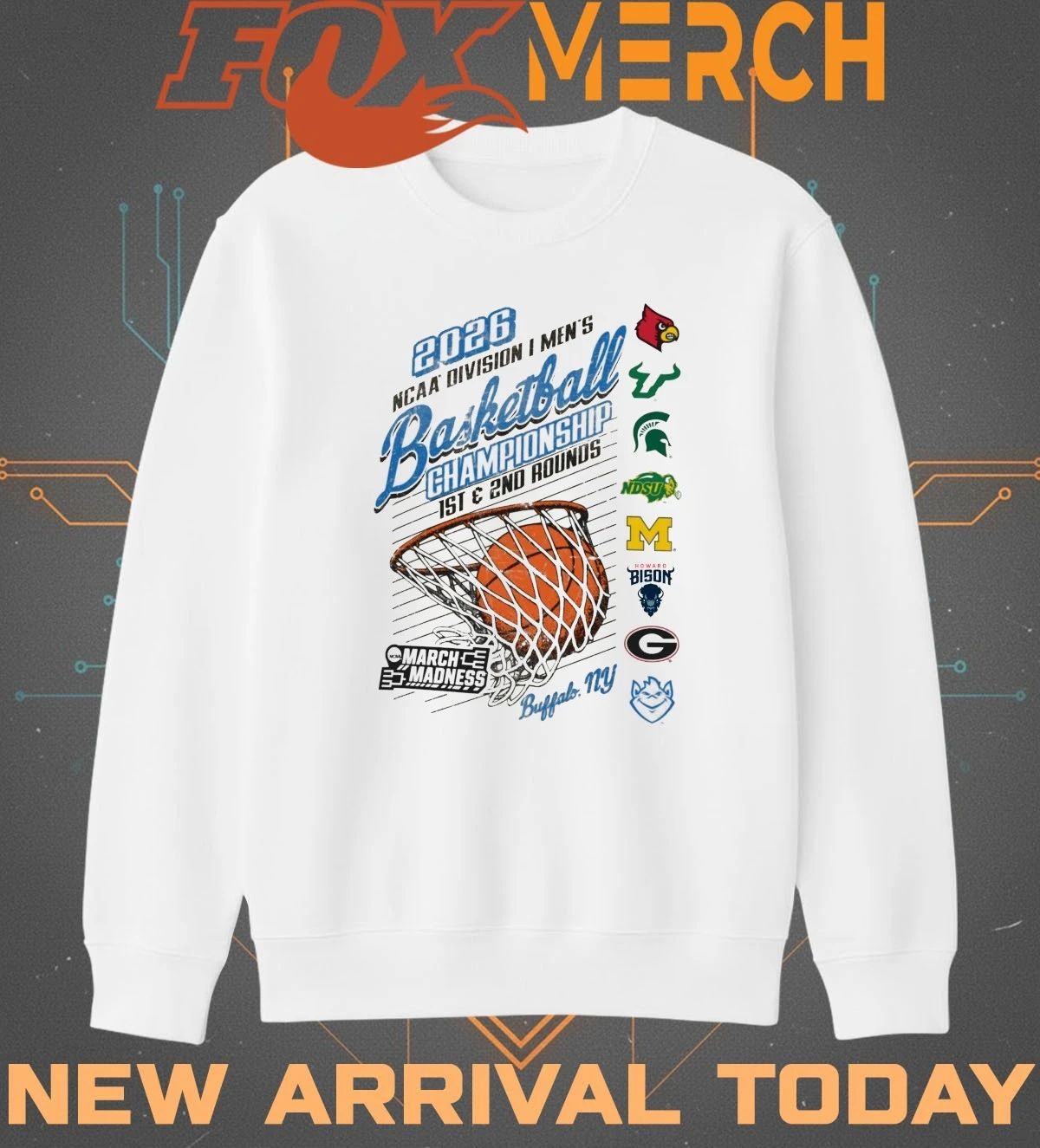 2026 NCAA DI Men’s Basketball Championship 1st & 2nd Rounds Buffalo t-shirt