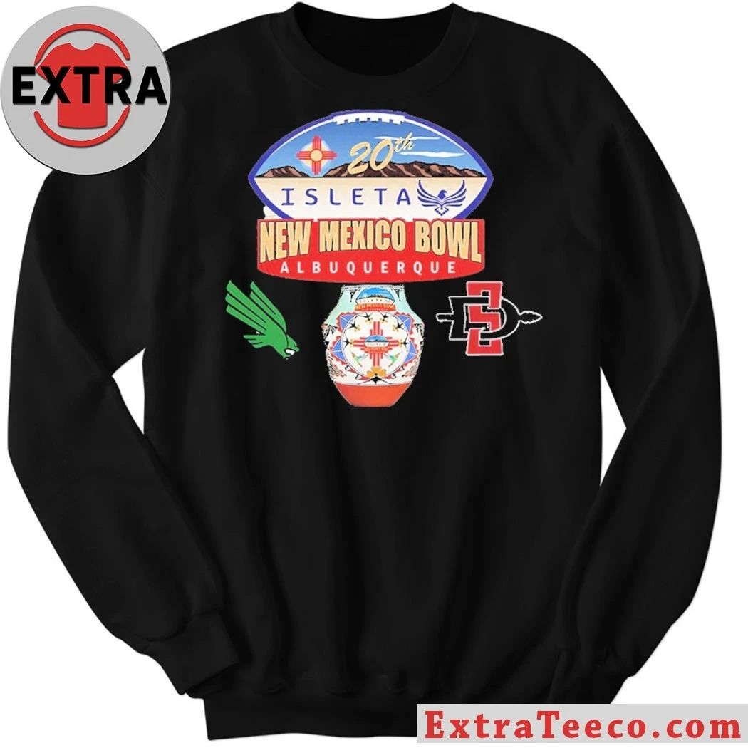 Isleta New Mexico Bowl North Texas Mean Green Versus San Diego State Aztecs Bowl Season College Football 2025 2026 Logo Shirt