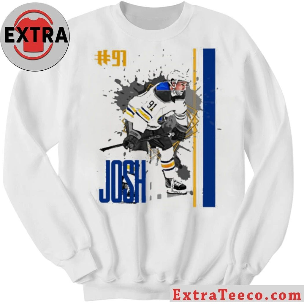 Original Josh Doan #91 hockey Player Sabres T-Shirt
