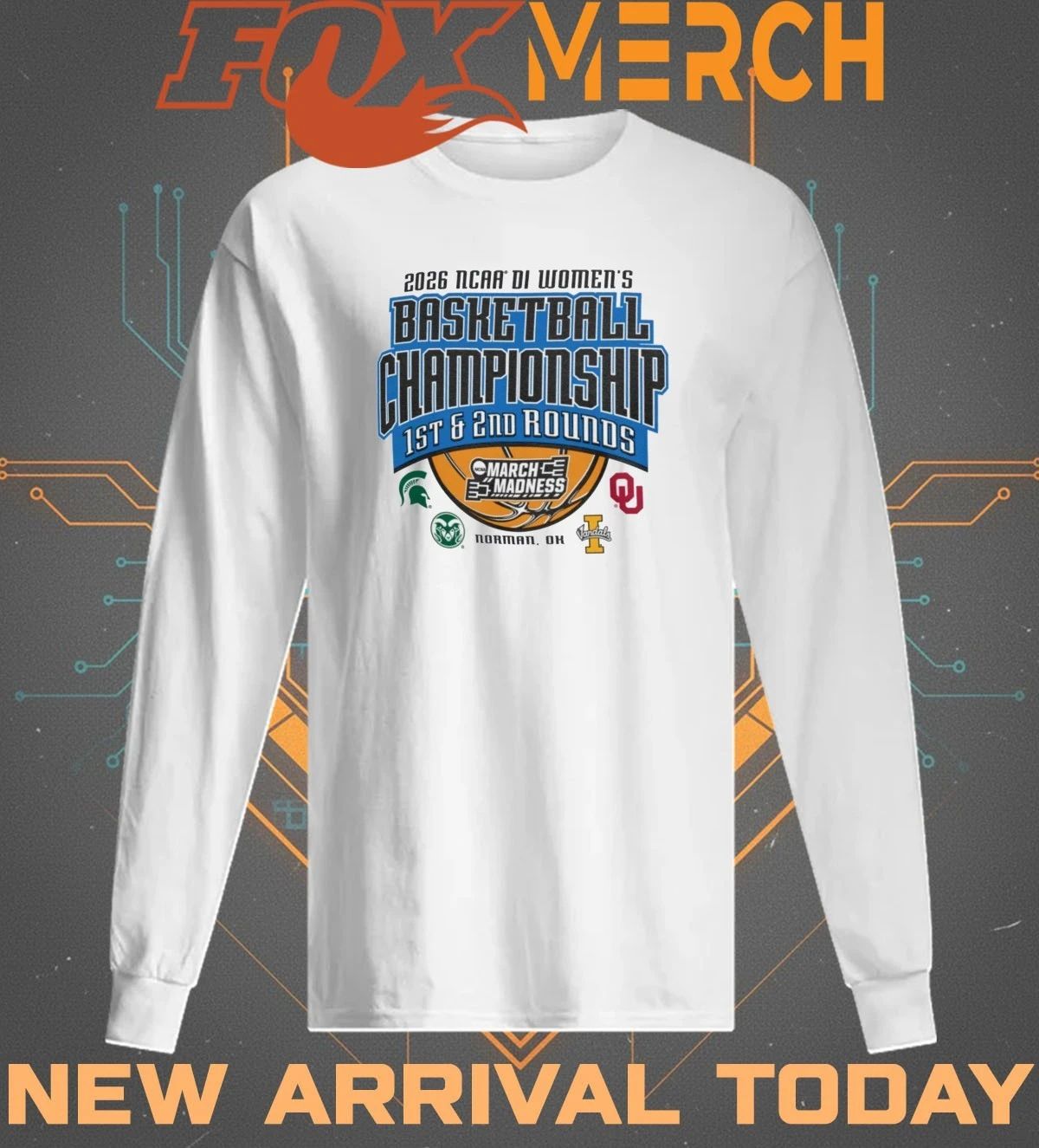 2026 NCAA DI Women’s Basketball Championship 1st & 2nd Rounds March Madness Norman, OK t-shirt