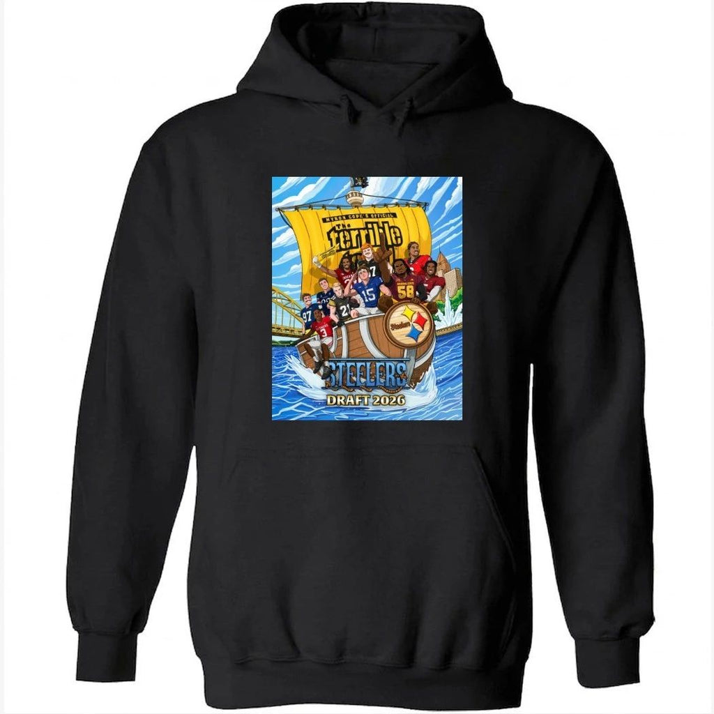 Steelers Draft 2026 Myron Cope’s Official The Terrible Poster Shirt