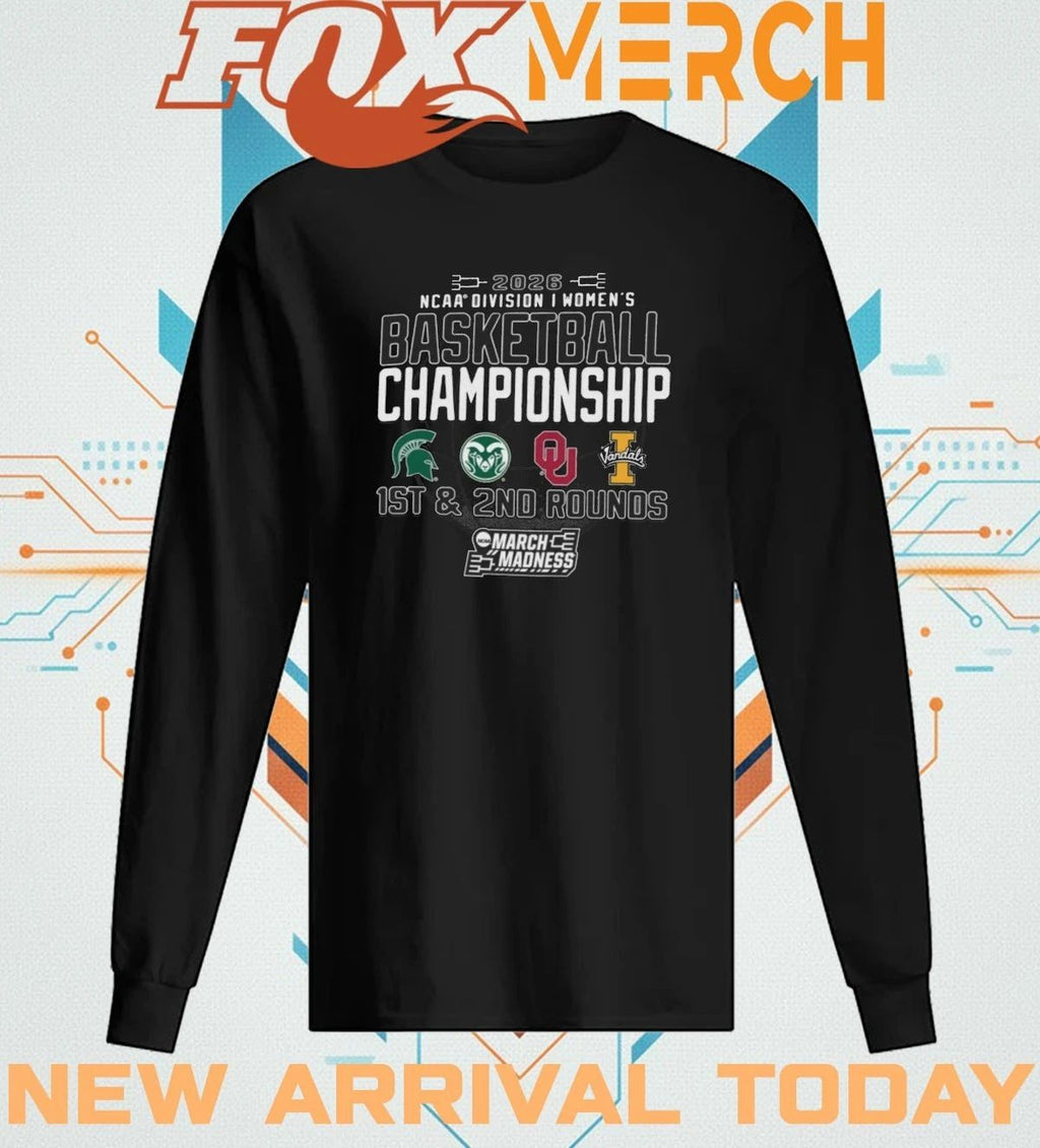 2026 NCAA Division I Women’s Basketball Championship 1st & 2nd Rounds Norman, OK shirt