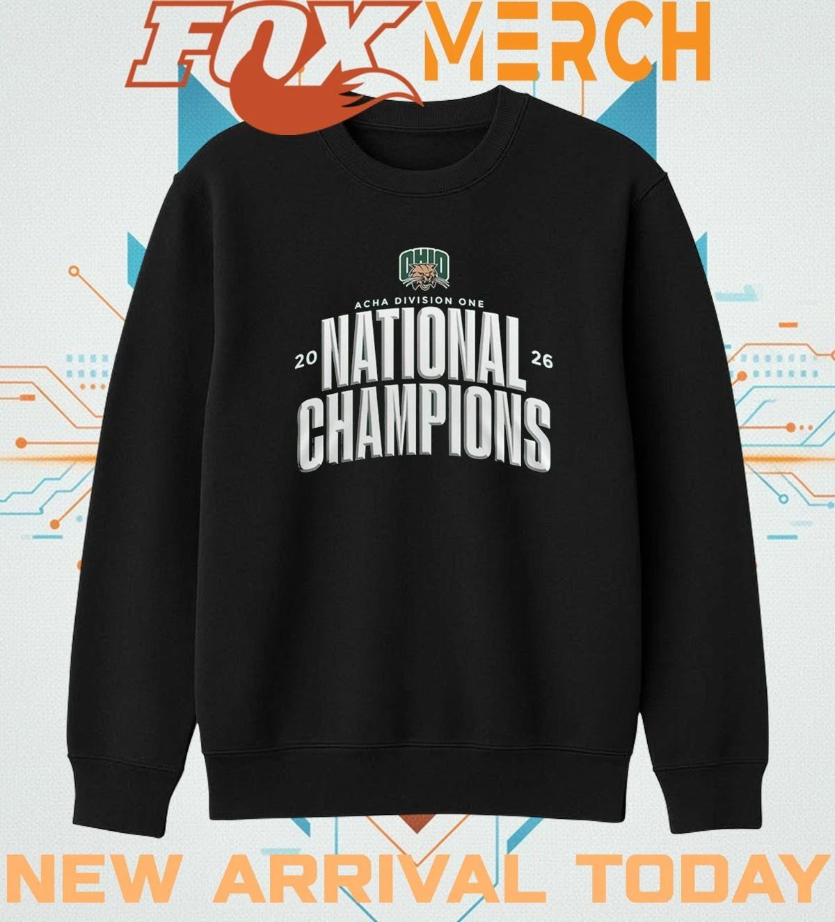 Ohio Bobcats 2026 Men’s Ice Hockey National Champions t-shirt