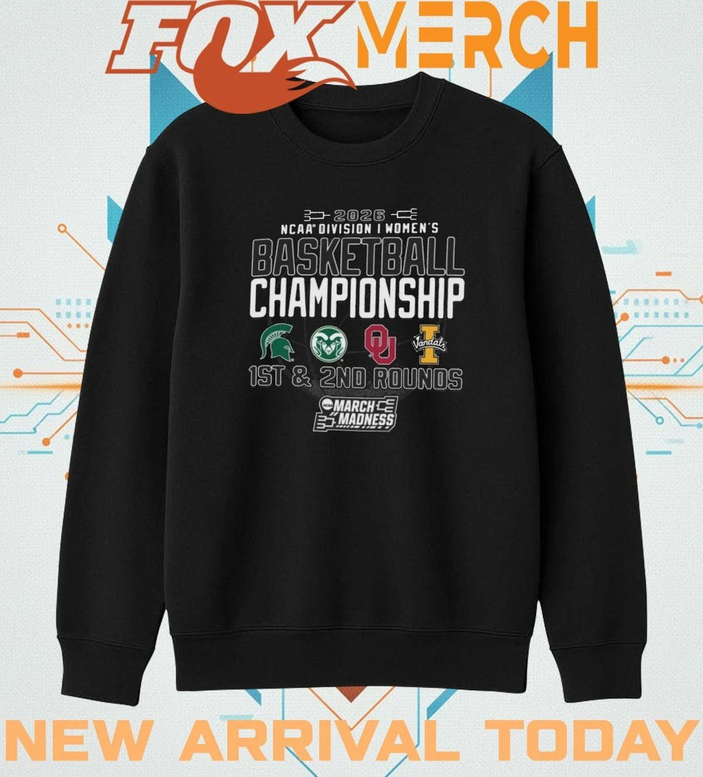 2026 NCAA Division I Women’s Basketball Championship 1st & 2nd Rounds Norman, OK shirt