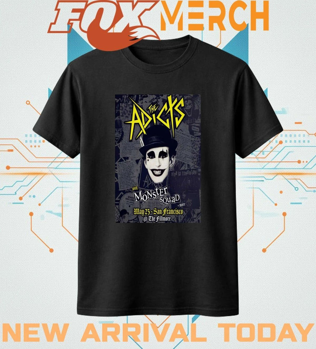The Adicts The Fillmore In San Francisco CA may 23 2026 poster t-shirt