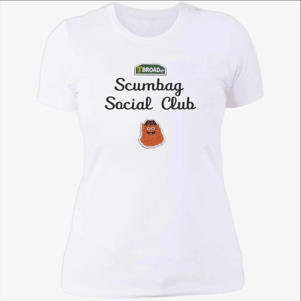 Broad Street Scumbag Social Club Flyer Shirt