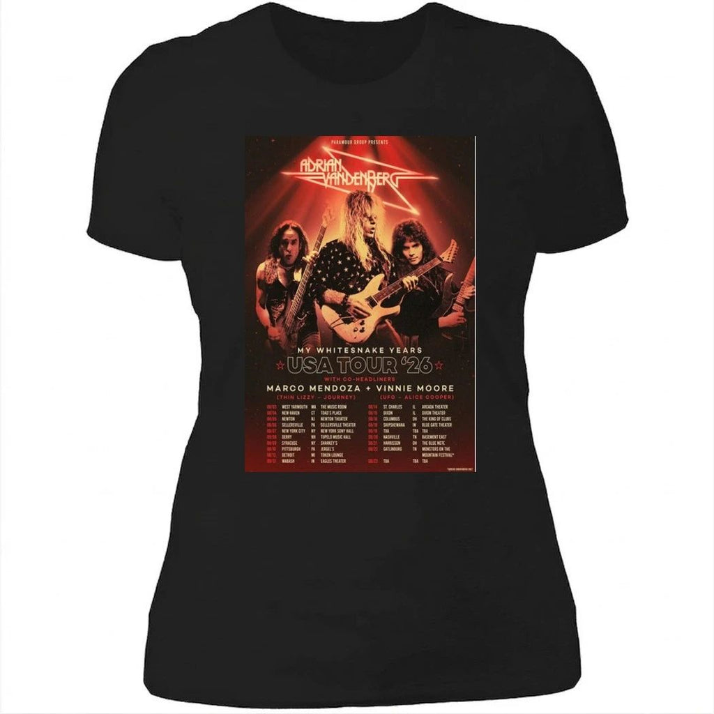 Adrian Vandenberg US Tour 2026 Poster Shirt