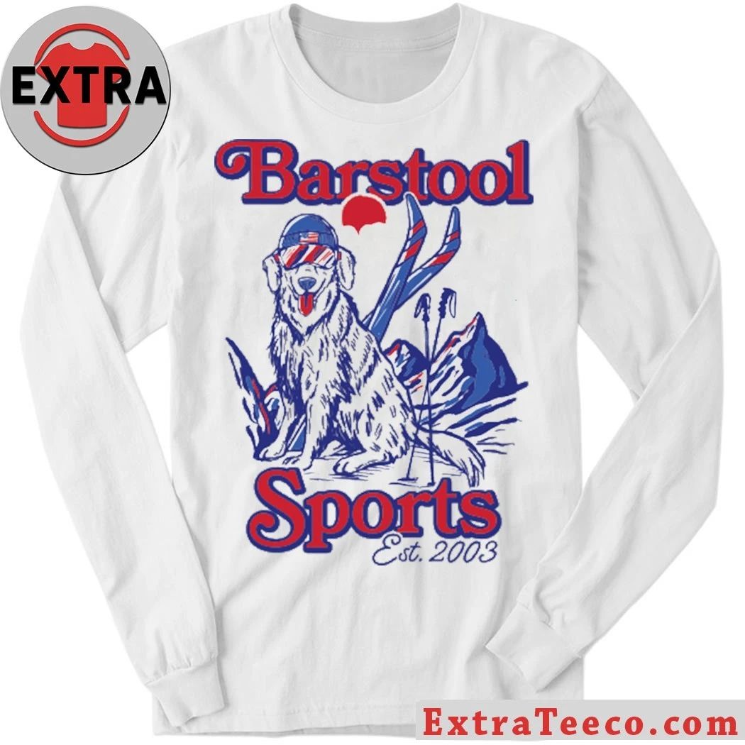 Original Barstool Sports Dog Ski Mountain Est 2003 Shirt