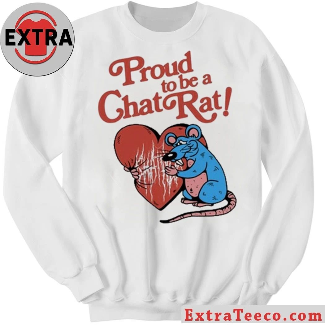 Original Chat Pile Proud To Be A Chat Rat Shirt